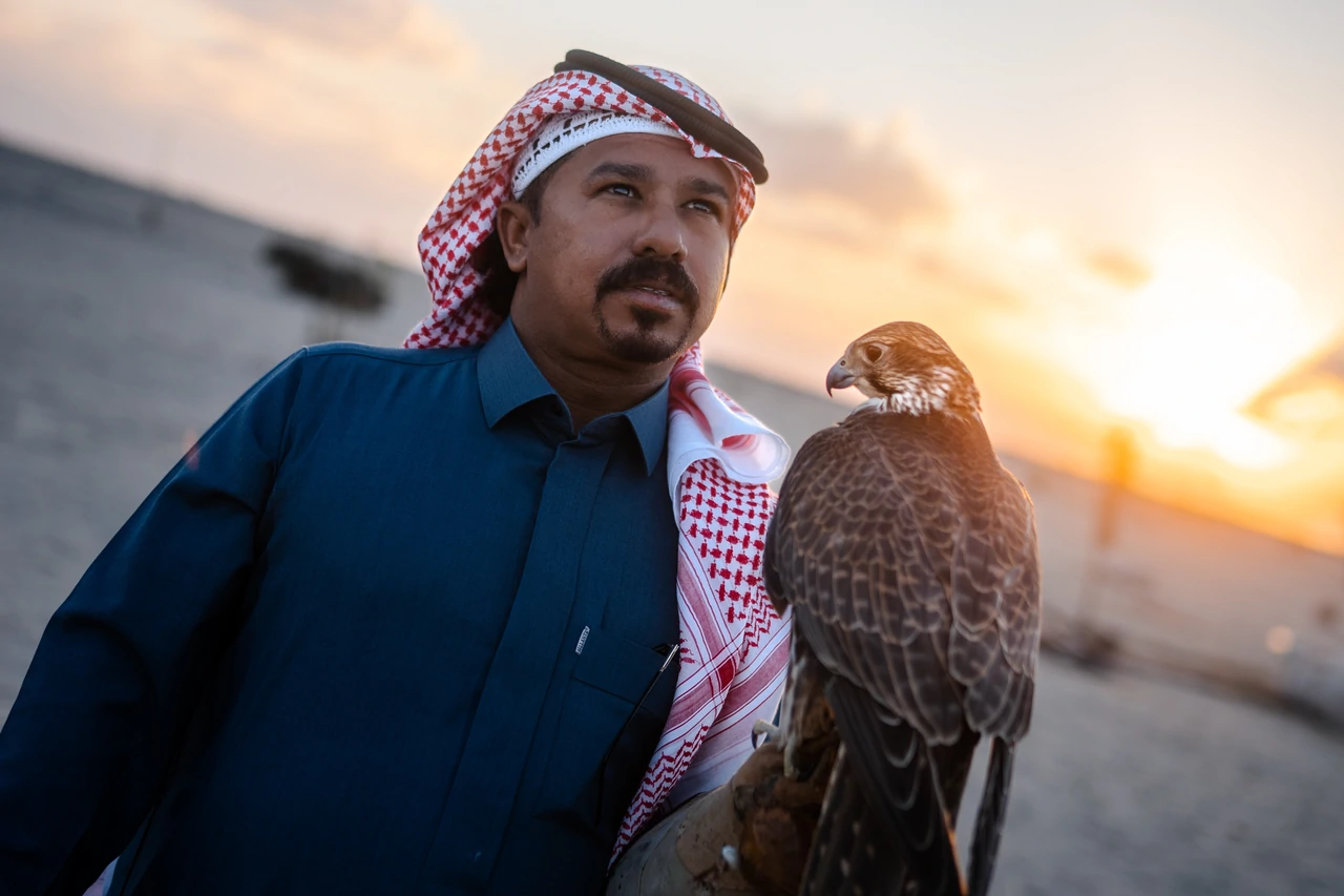 تجربة فن الصقارة الأصيلة