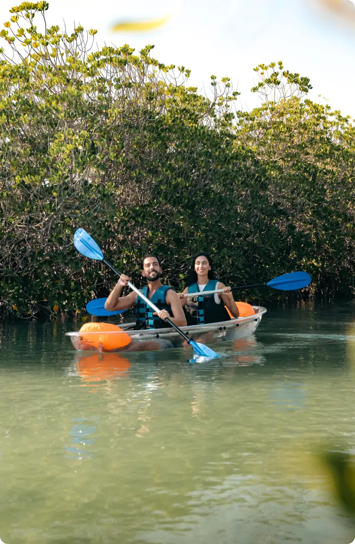 Complimentary Use of Kayaks & Stand-up Paddleboards