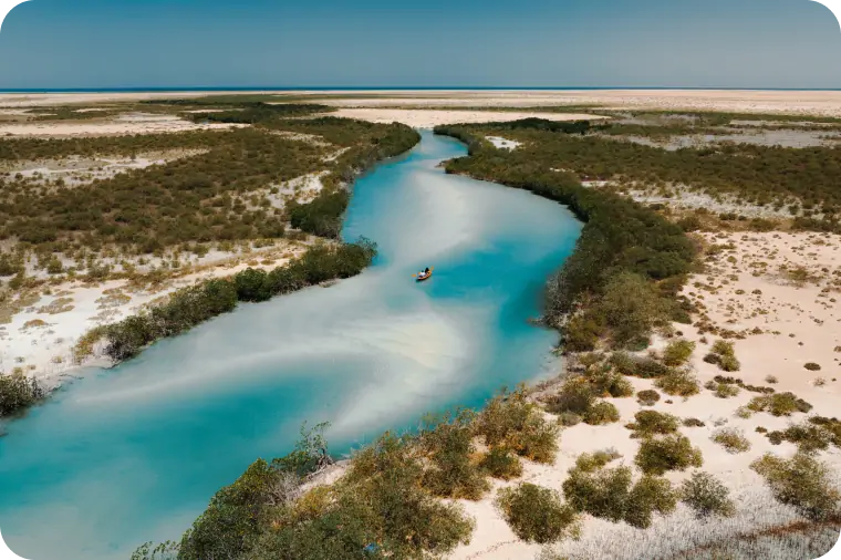 Red Sea Rhythms: Kayaking Escapade Tandem kayak