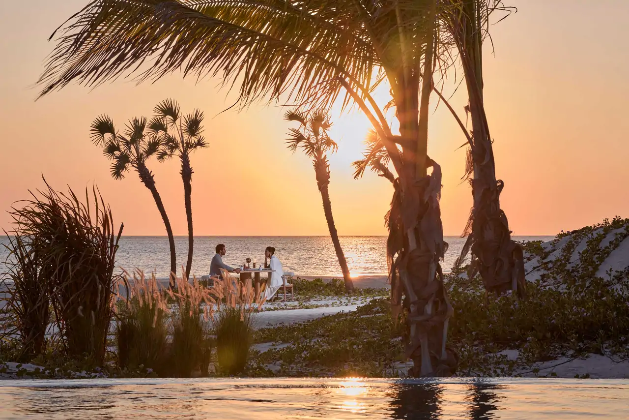 Private Dining Package Saria Beach and Firepit Dinner