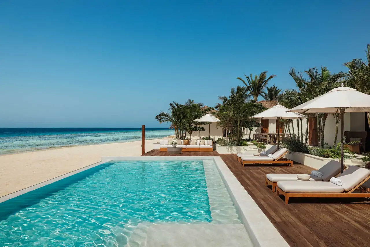 White sand beach