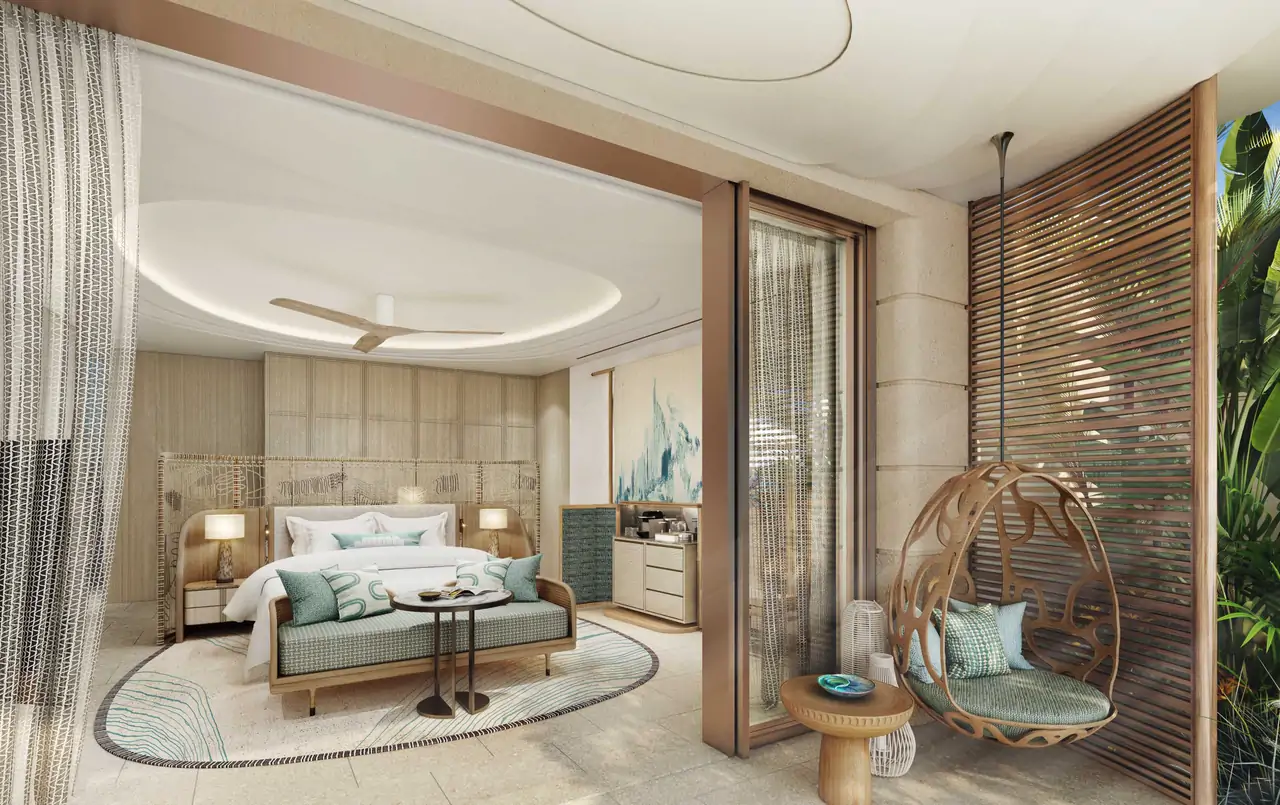 جناح بثلاث غرف نوم (إطلالة على الشاطئ)